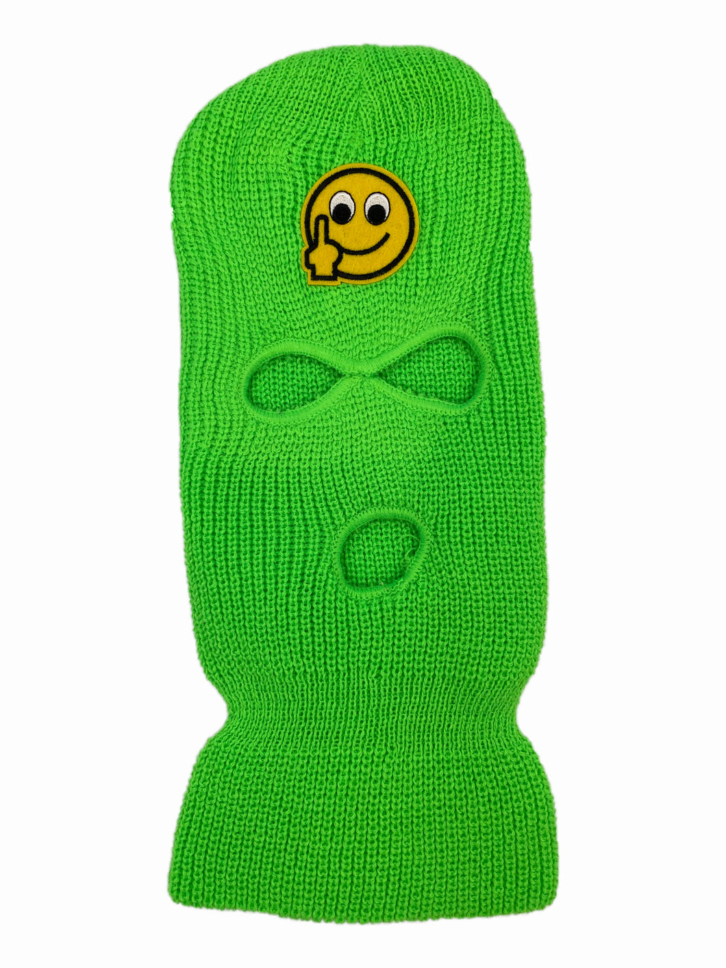 Lime Emotions Ski Mask