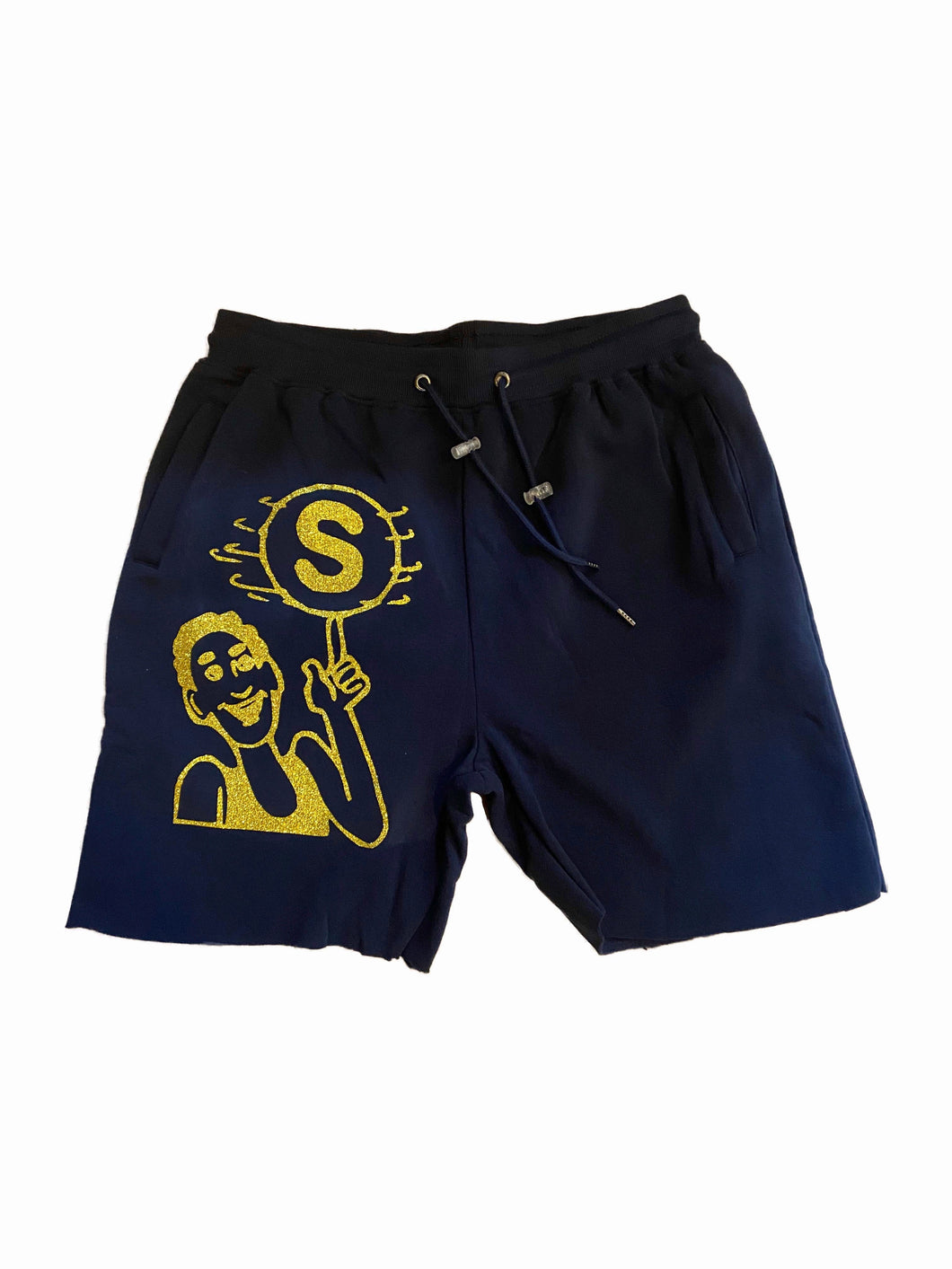 Navy Baller Sweat Shorts