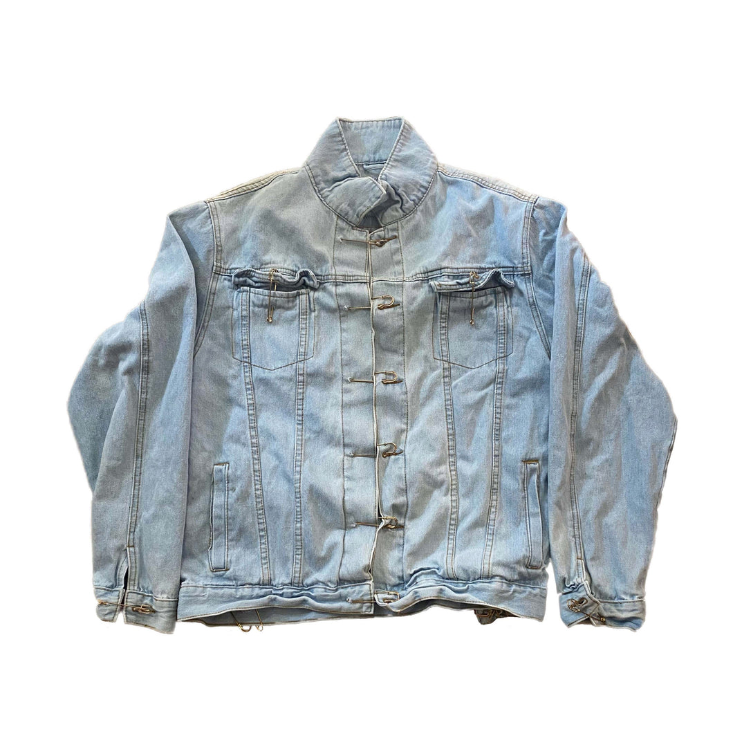 Distressed & Conditioned Trauma Metal Denim Jacket