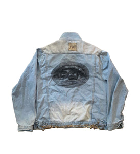 Distressed & Conditioned Trauma Metal Denim Jacket